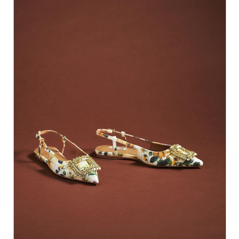 Bibi Lou Embellished Flats -New 5.5 US